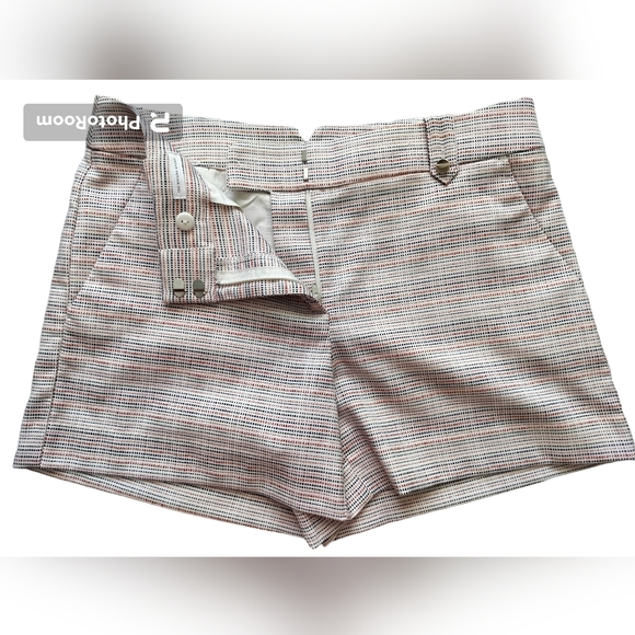 🆕 Loft The Rivera Short metallic details white red blue dot size 4 - Picture 2 of 9